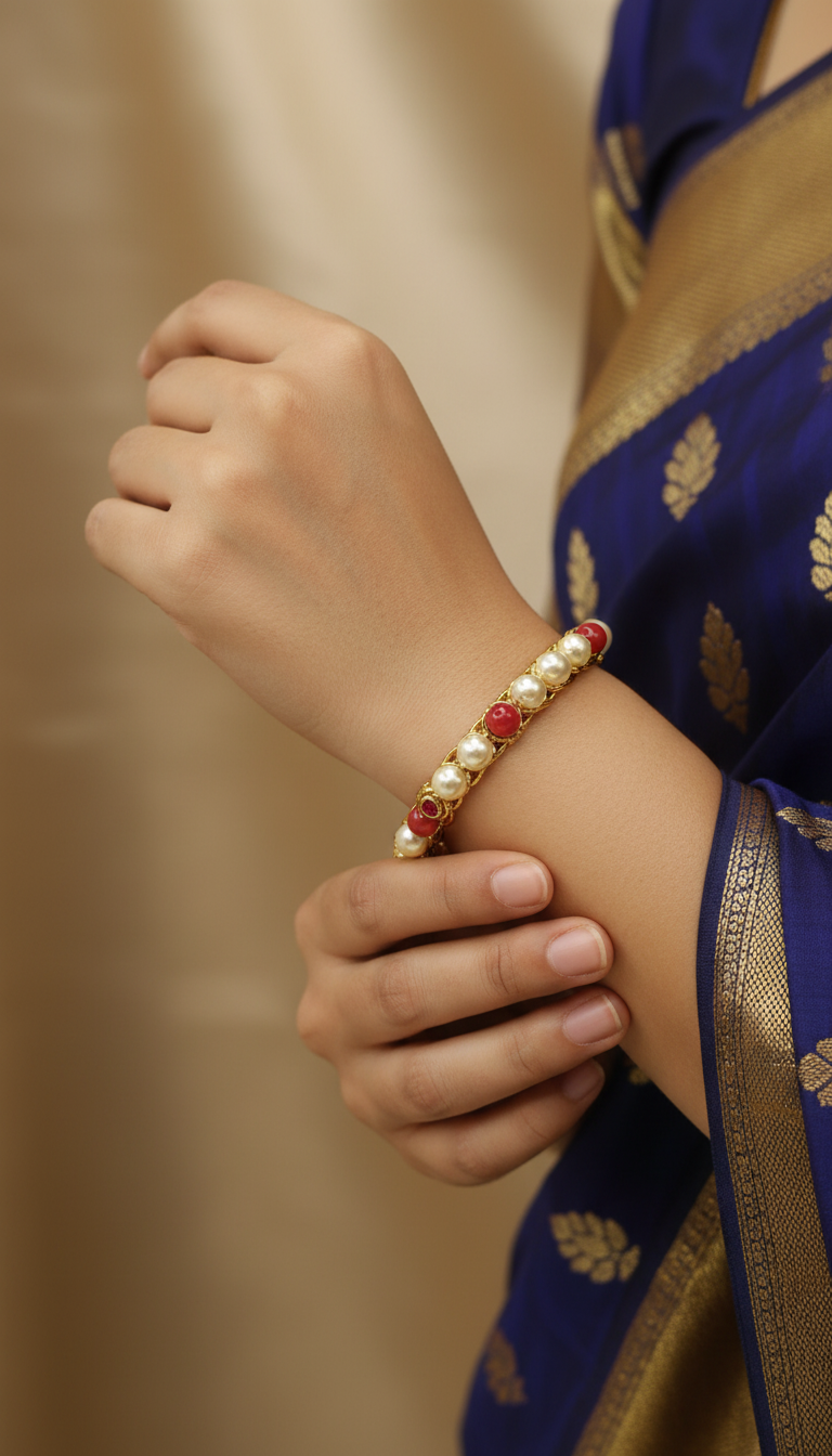 Premium Pearl Bangles